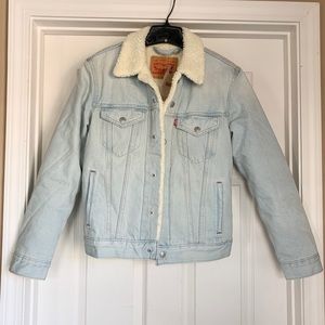 Levi’s Denim Sherpa Jean Jacket